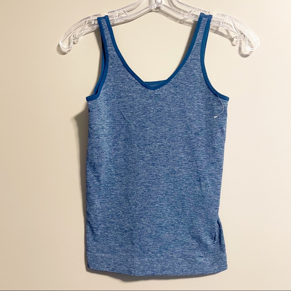 NWOT Stretchy Halogen Blue Activewear Tank- Small